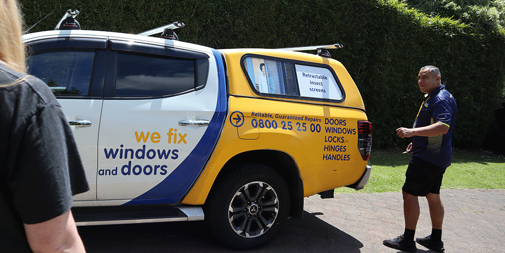 Exceed van on site